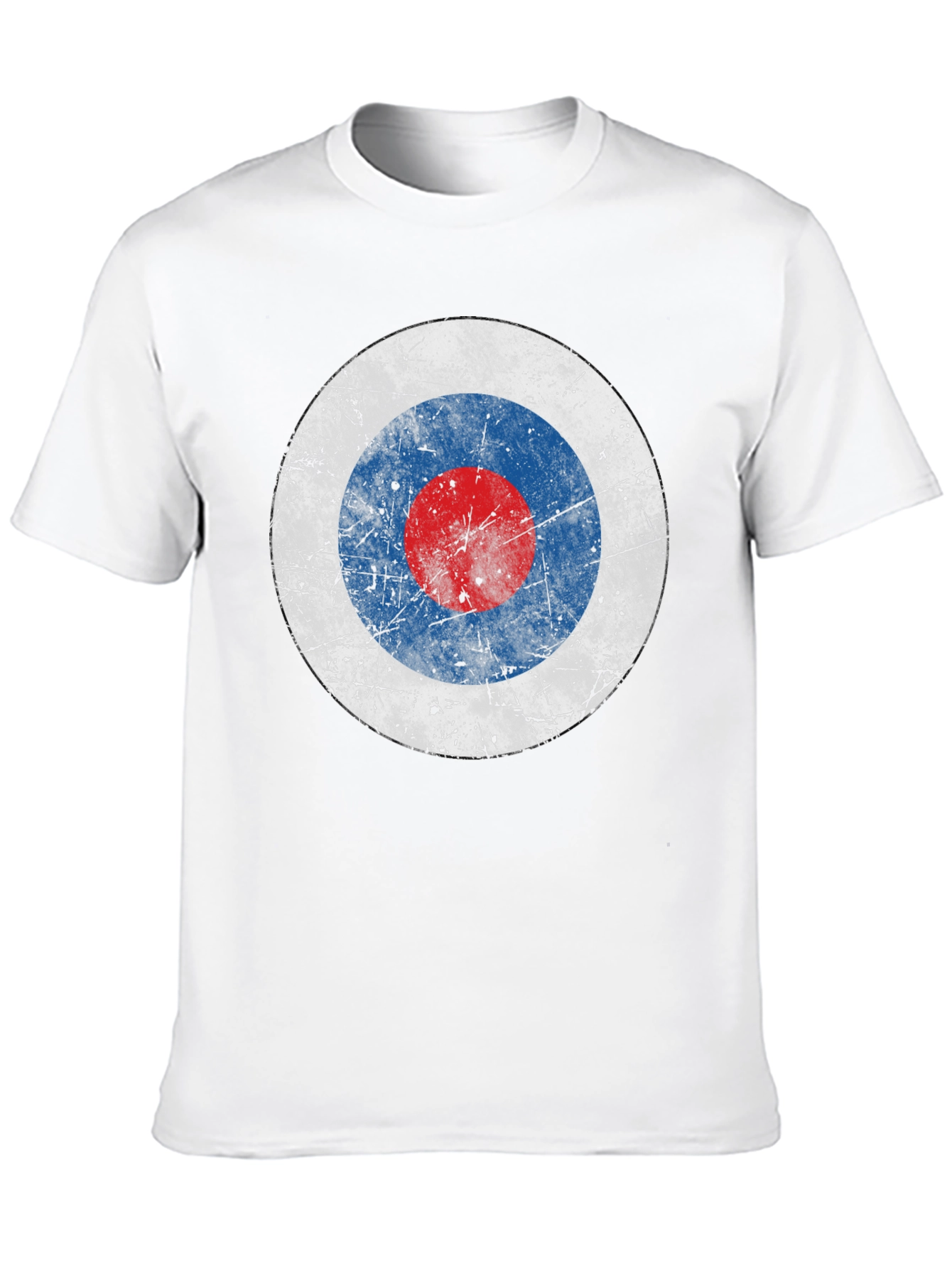 Retro Target Graphic T-Shirt - Black