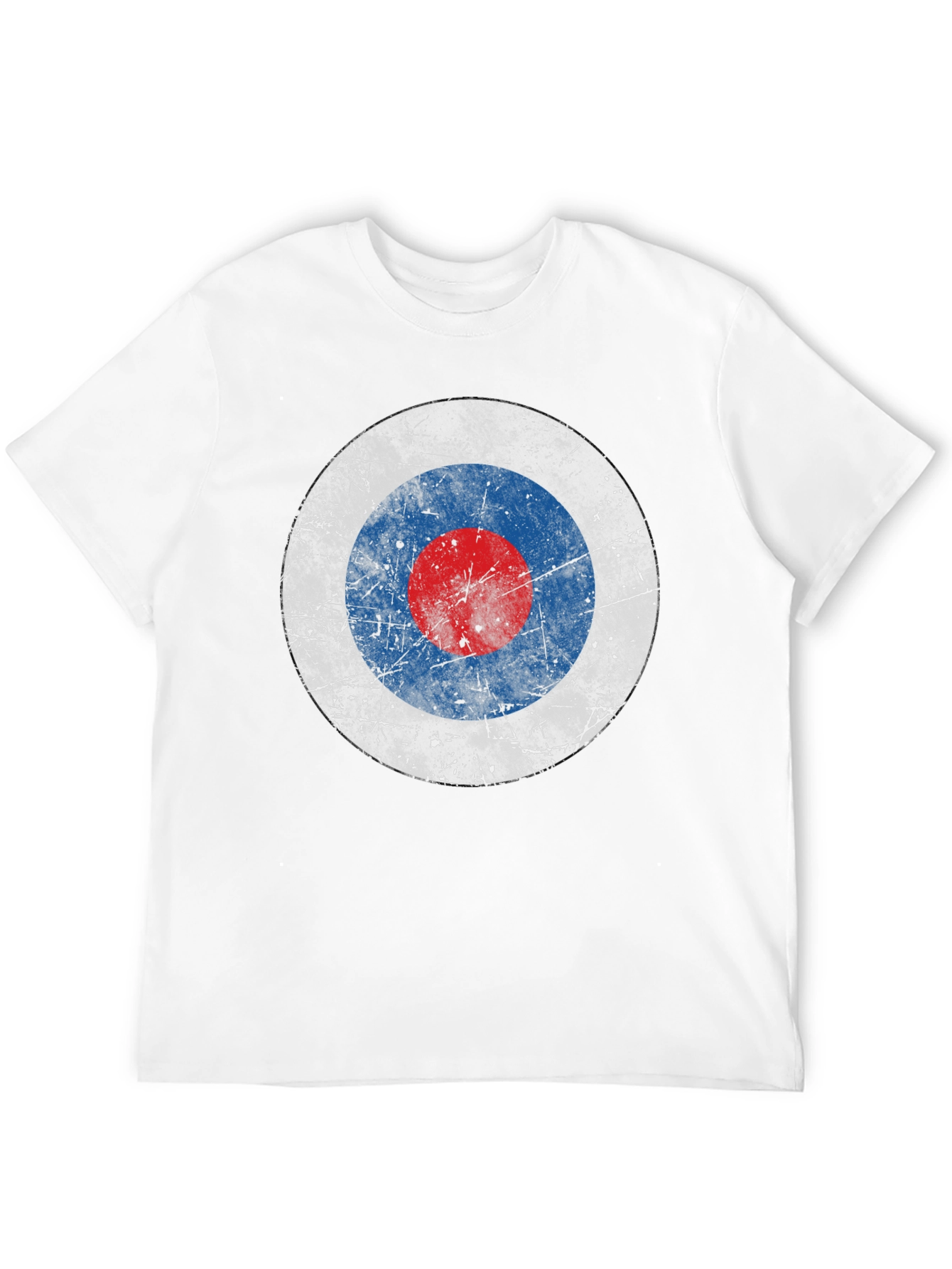 Retro Target Graphic T-Shirt - Black