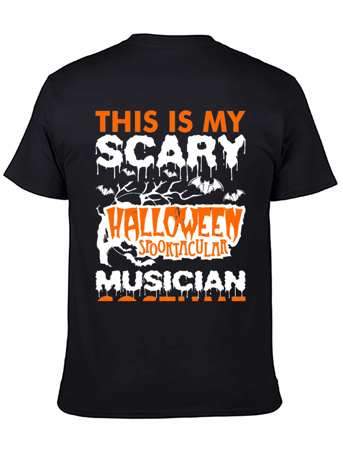 Scary Musician Halloween T-Shirt