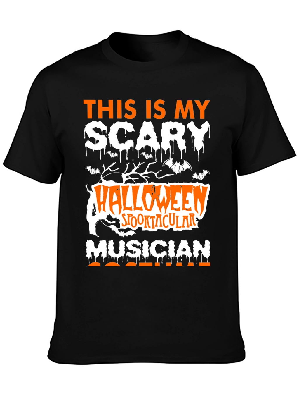 Scary Musician Halloween T-Shirt