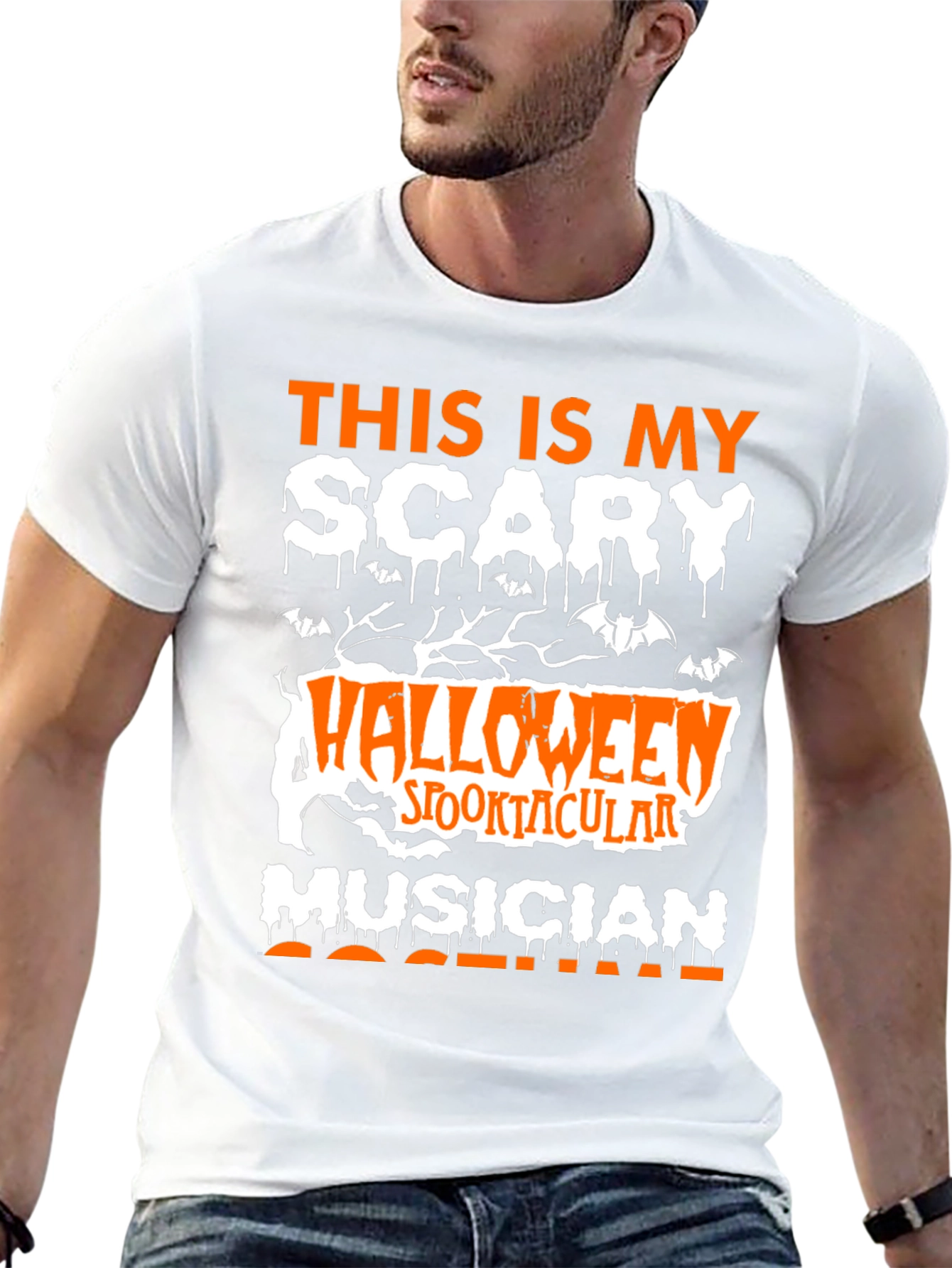 Scary Musician Halloween T-Shirt