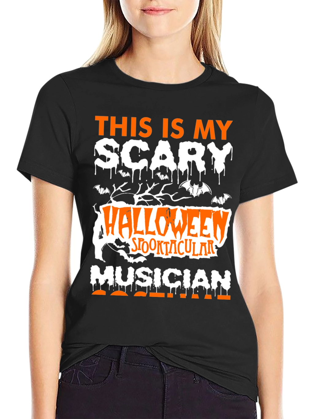 Scary Musician Halloween T-Shirt