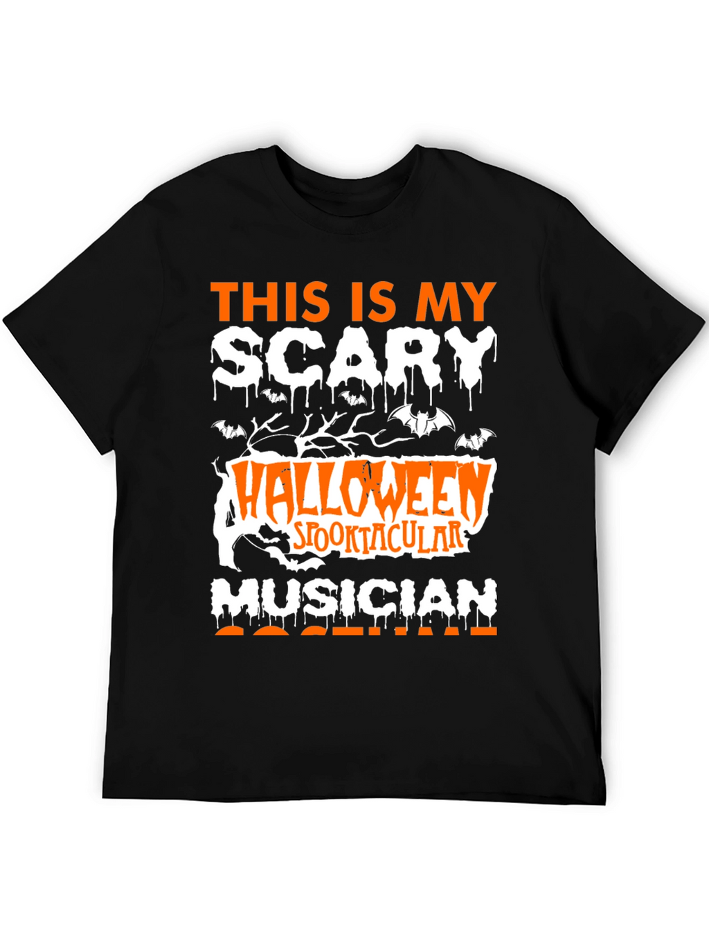 Scary Musician Halloween T-Shirt