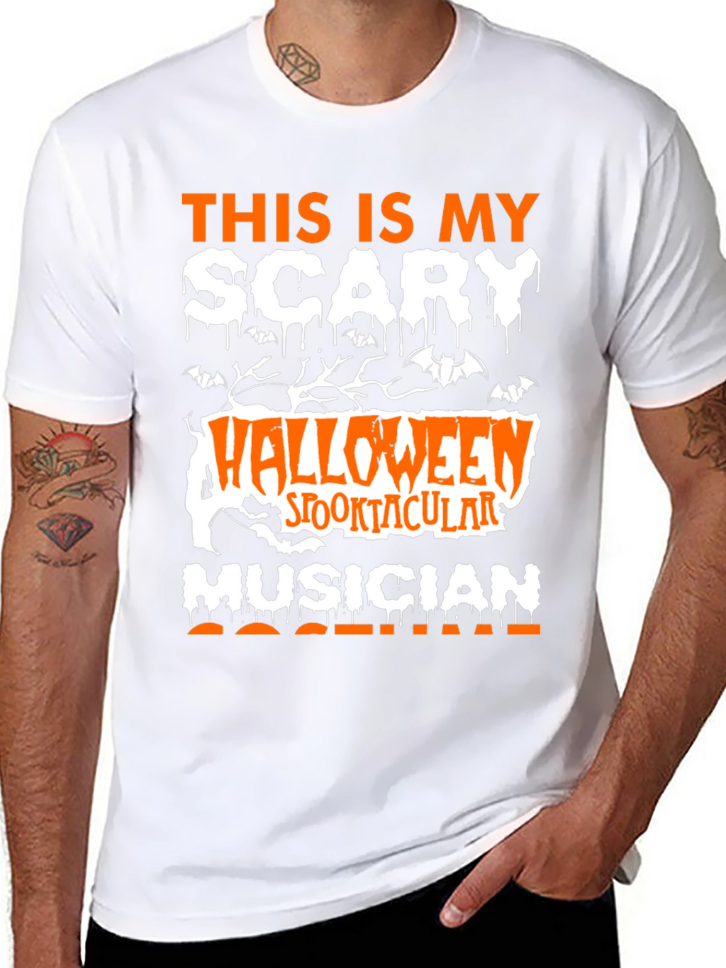 Scary Musician Halloween T-Shirt