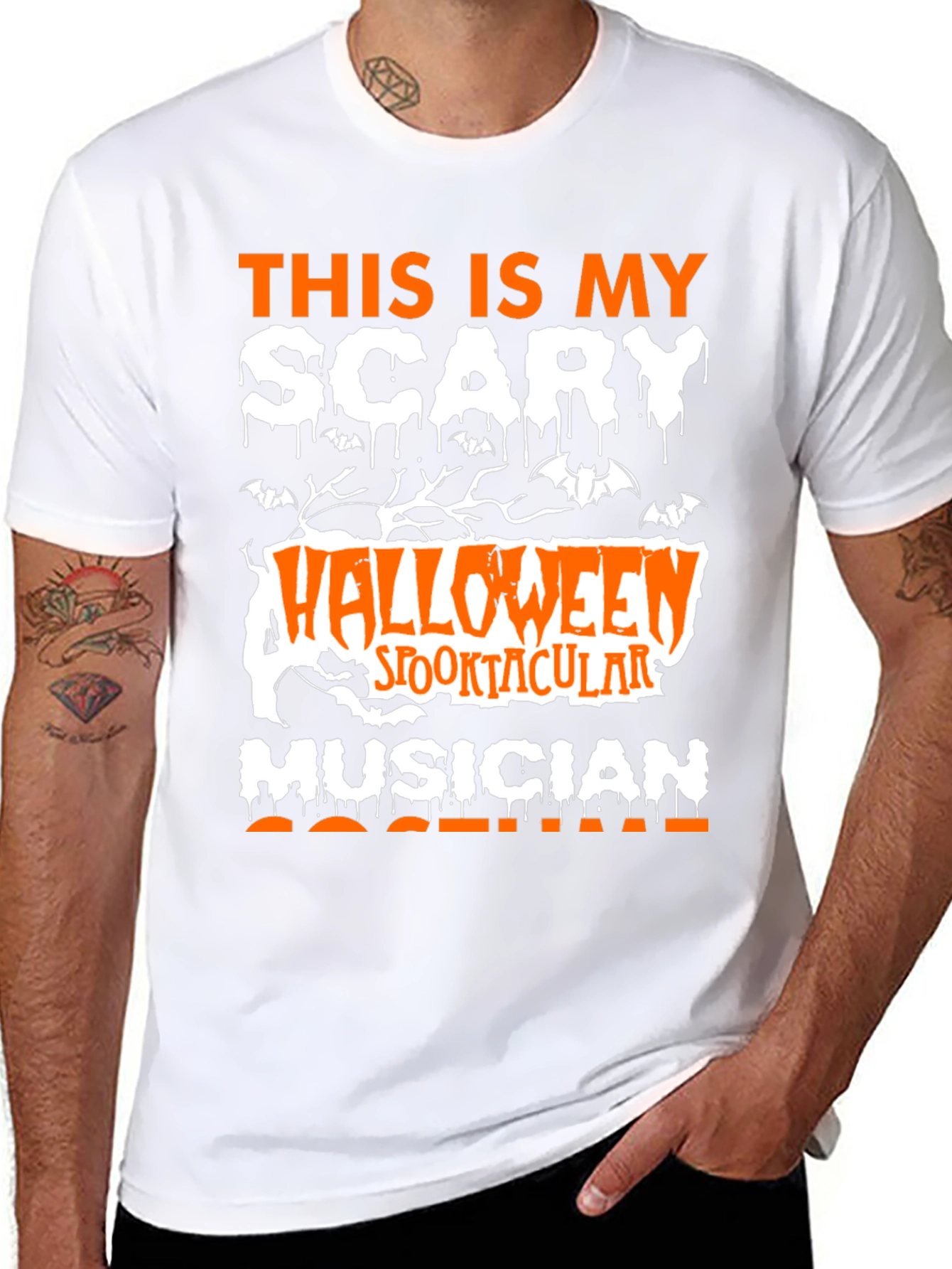 Scary Musician Halloween T-Shirt