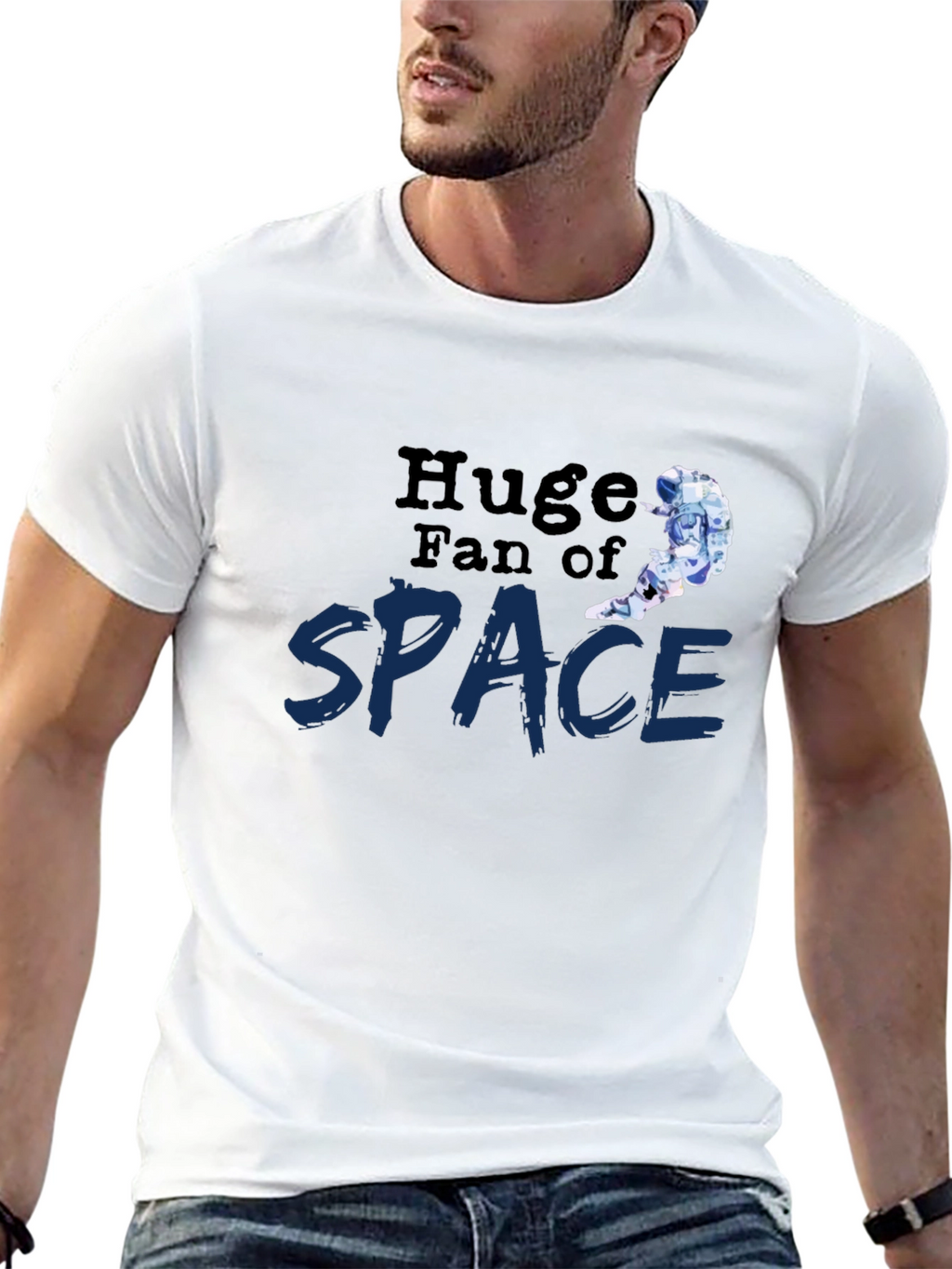 Huge Fan of Space Graphic T-Shirt