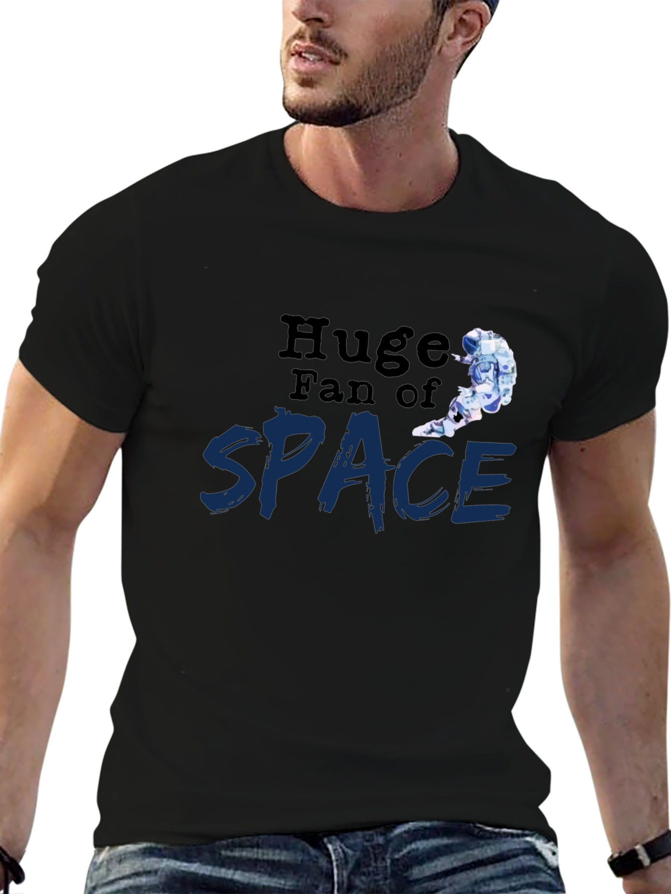 Huge Fan of Space Graphic T-Shirt