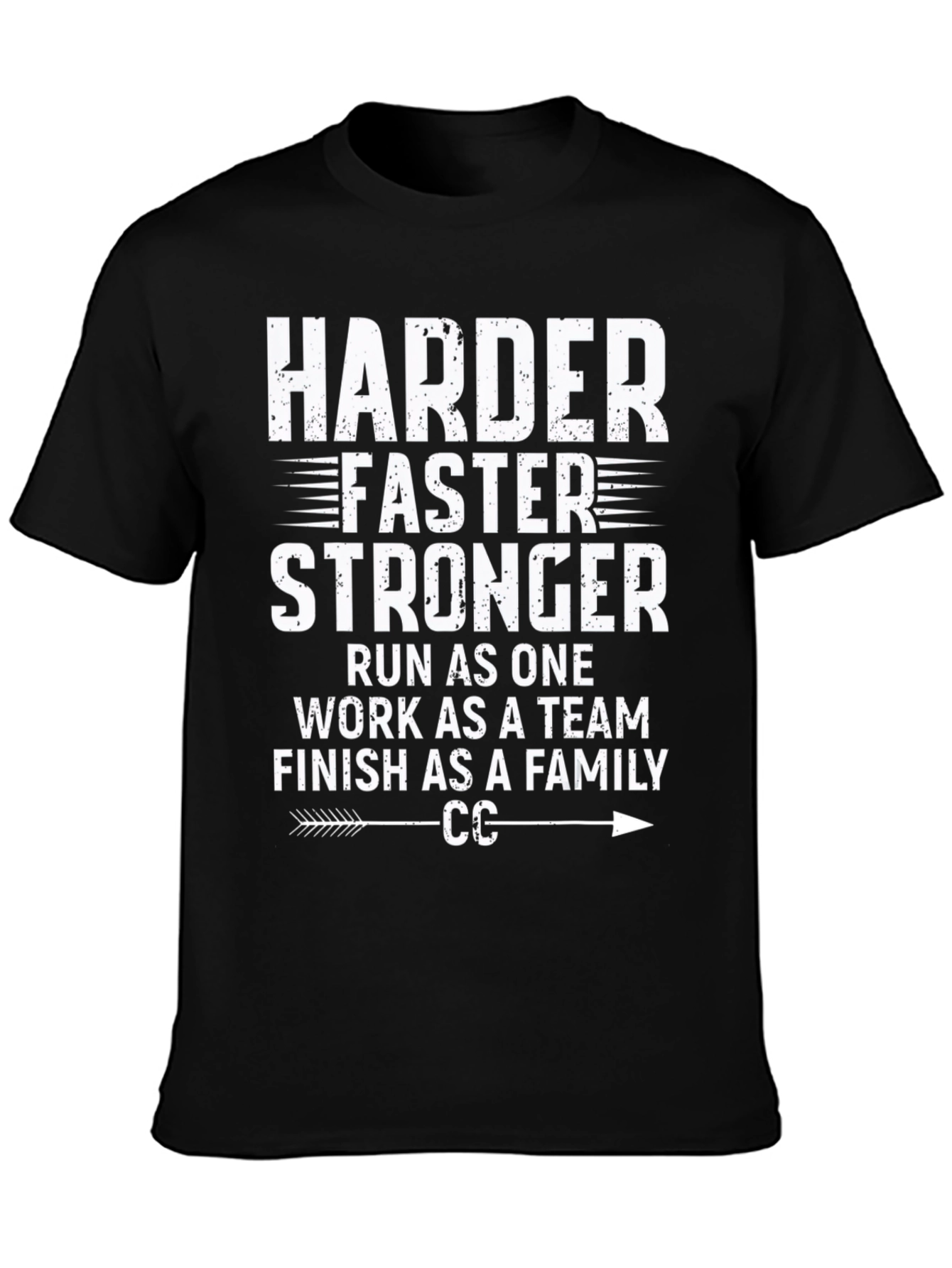 Harder Faster Stronger Run Tee