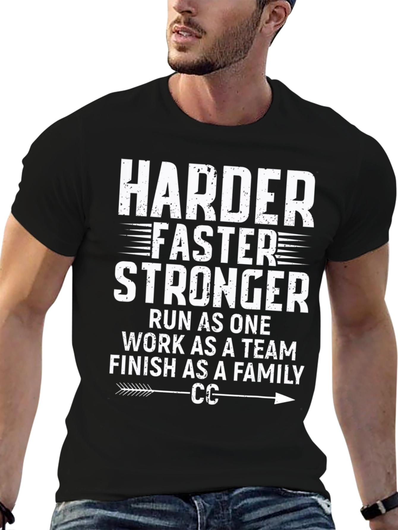 Harder Faster Stronger Run Tee