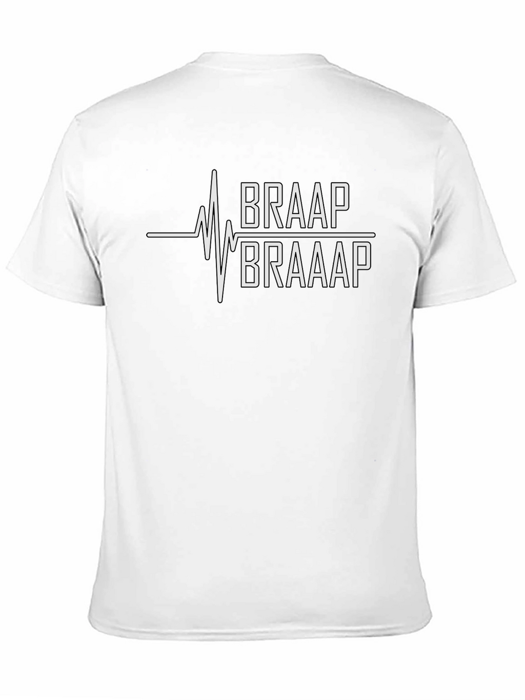 Braap Life T-Shirt - Motocross Heartbeat Tee