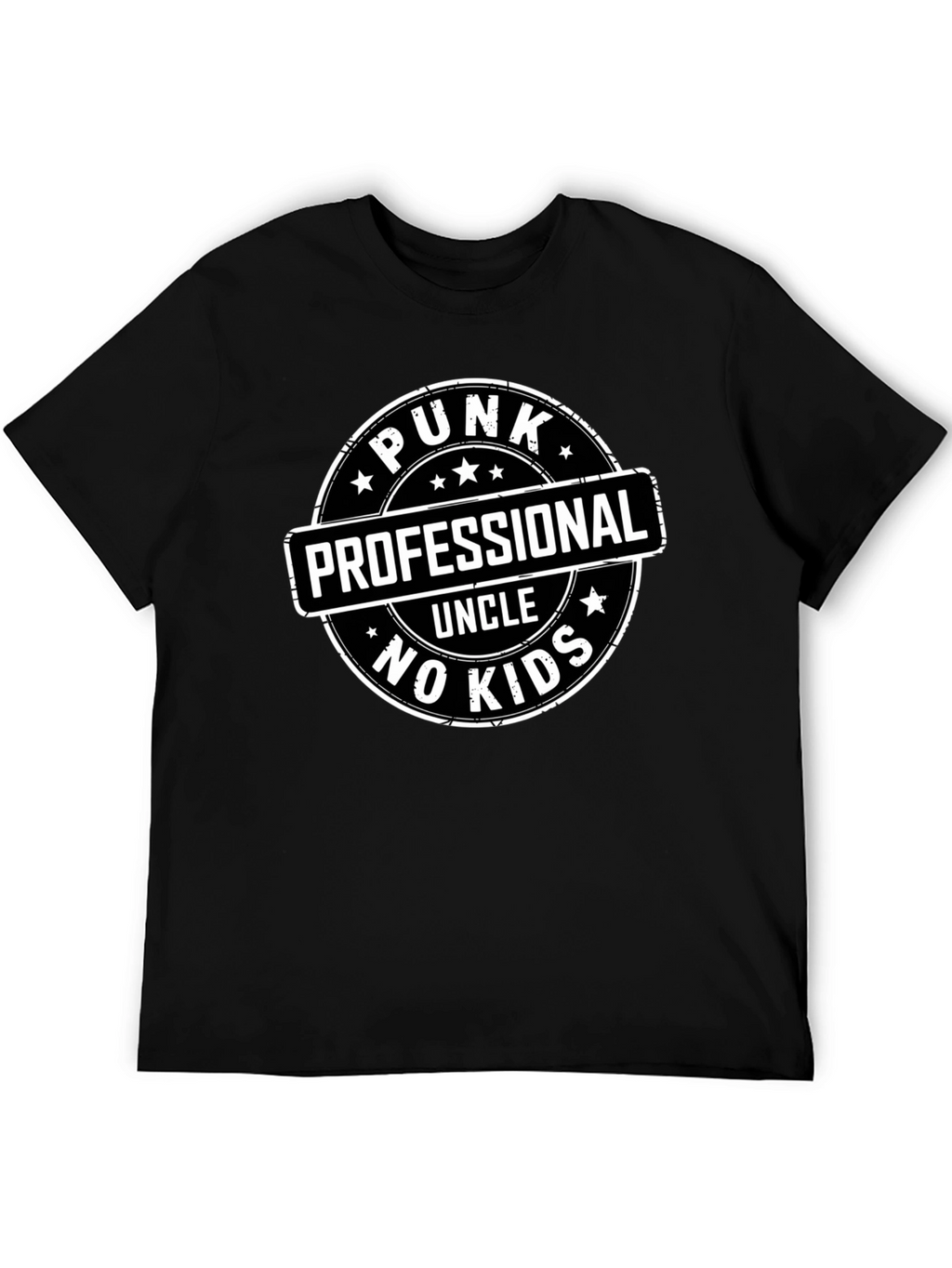 Punk Professional Uncle No Kids Graphic Tee