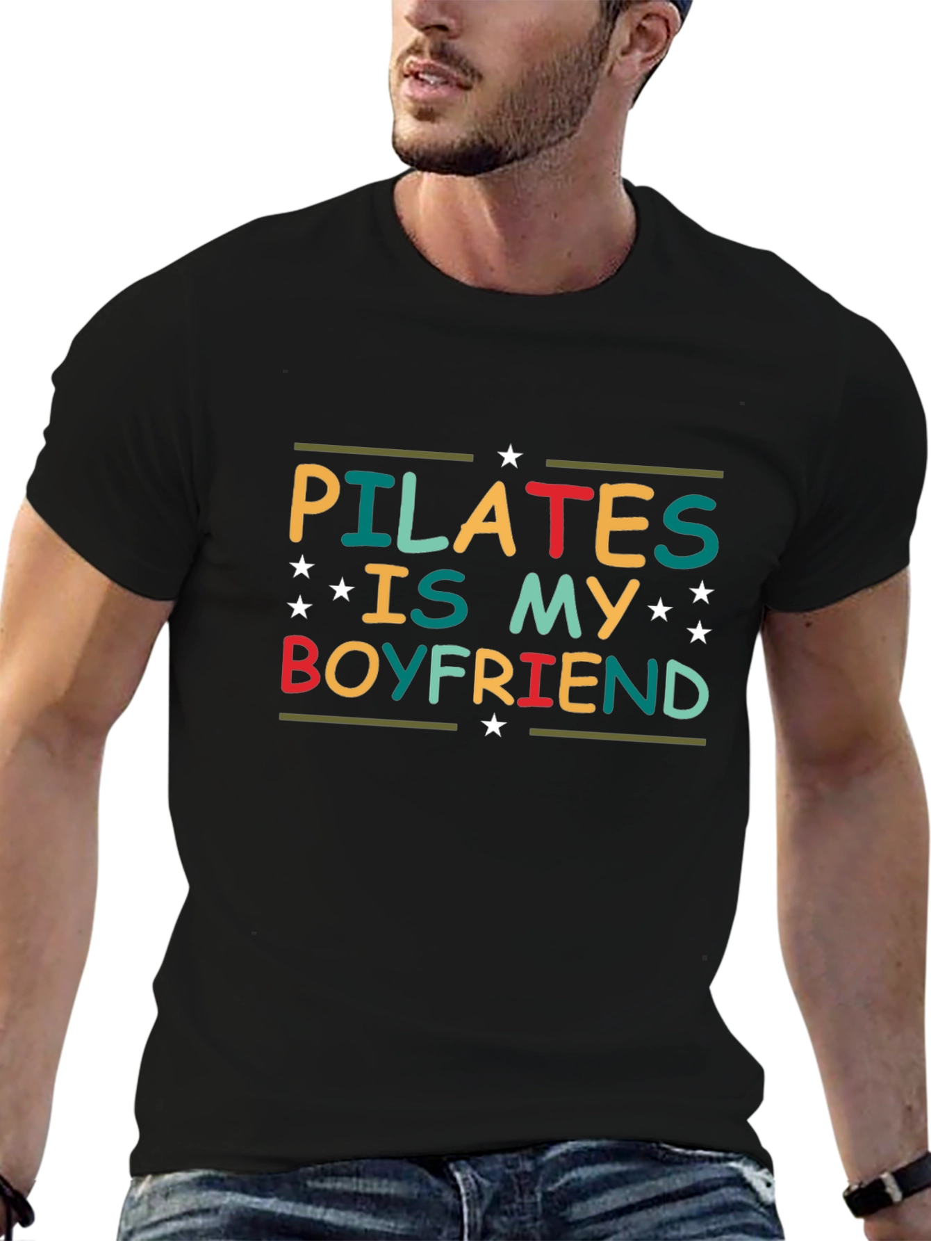 Pilates is My Boyfriend Graphic T-Shirt