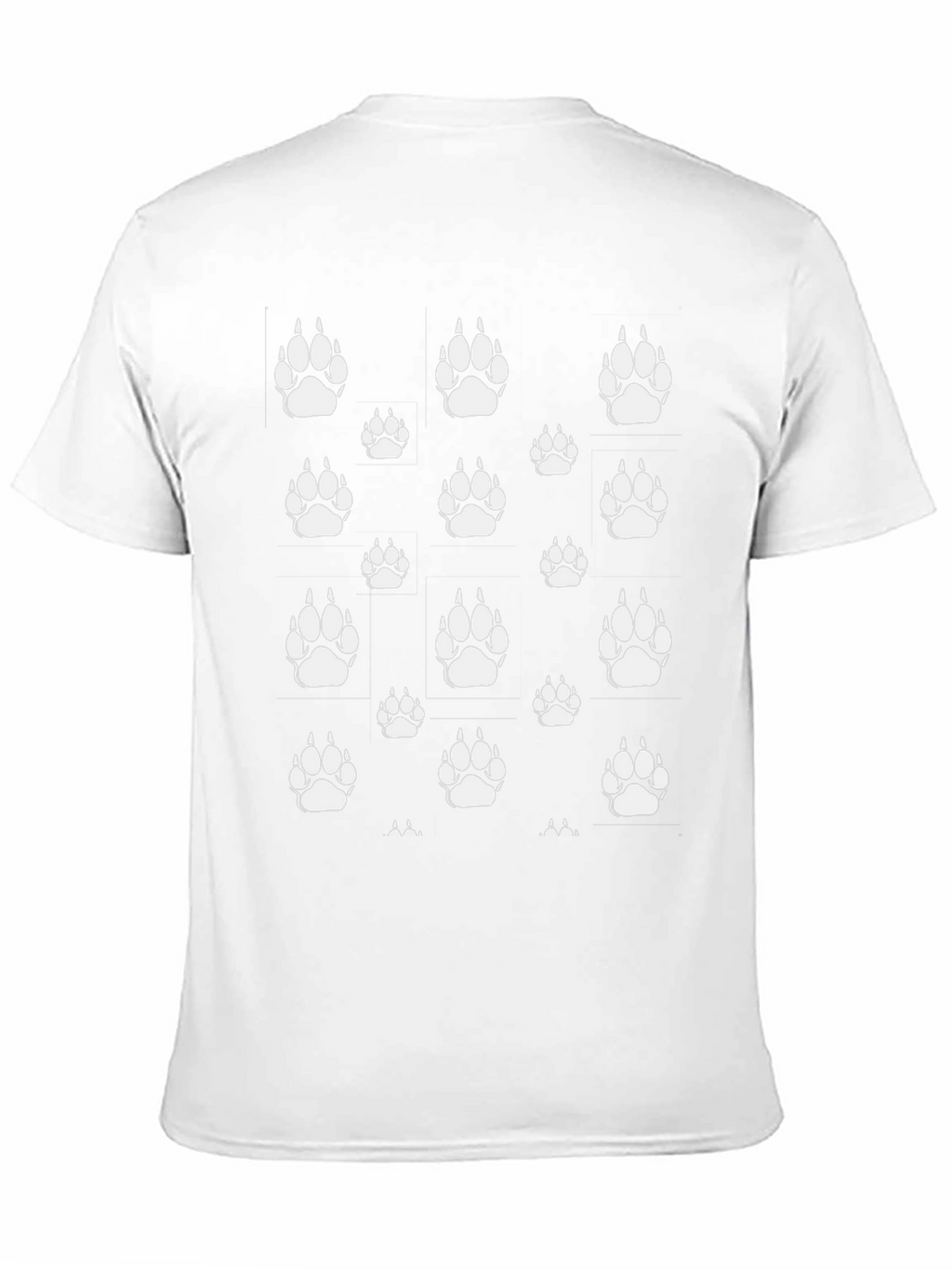 Paw Print T-Shirt - Black Graphic Tee