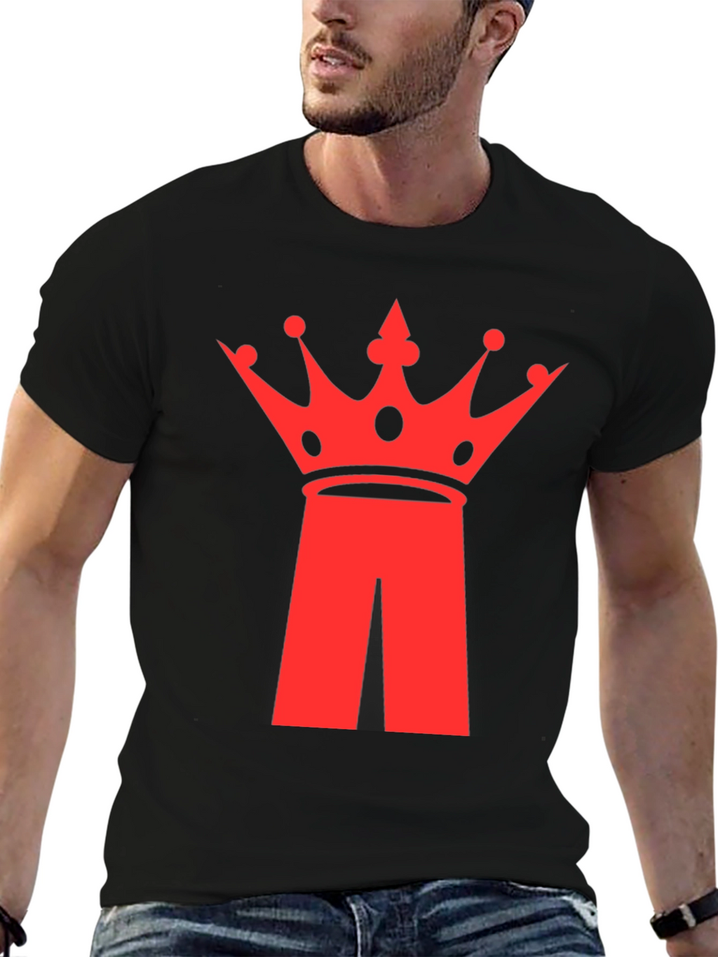 Crown Logo Black T-Shirt