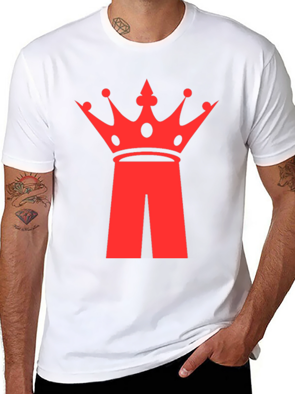 Crown Logo Black T-Shirt