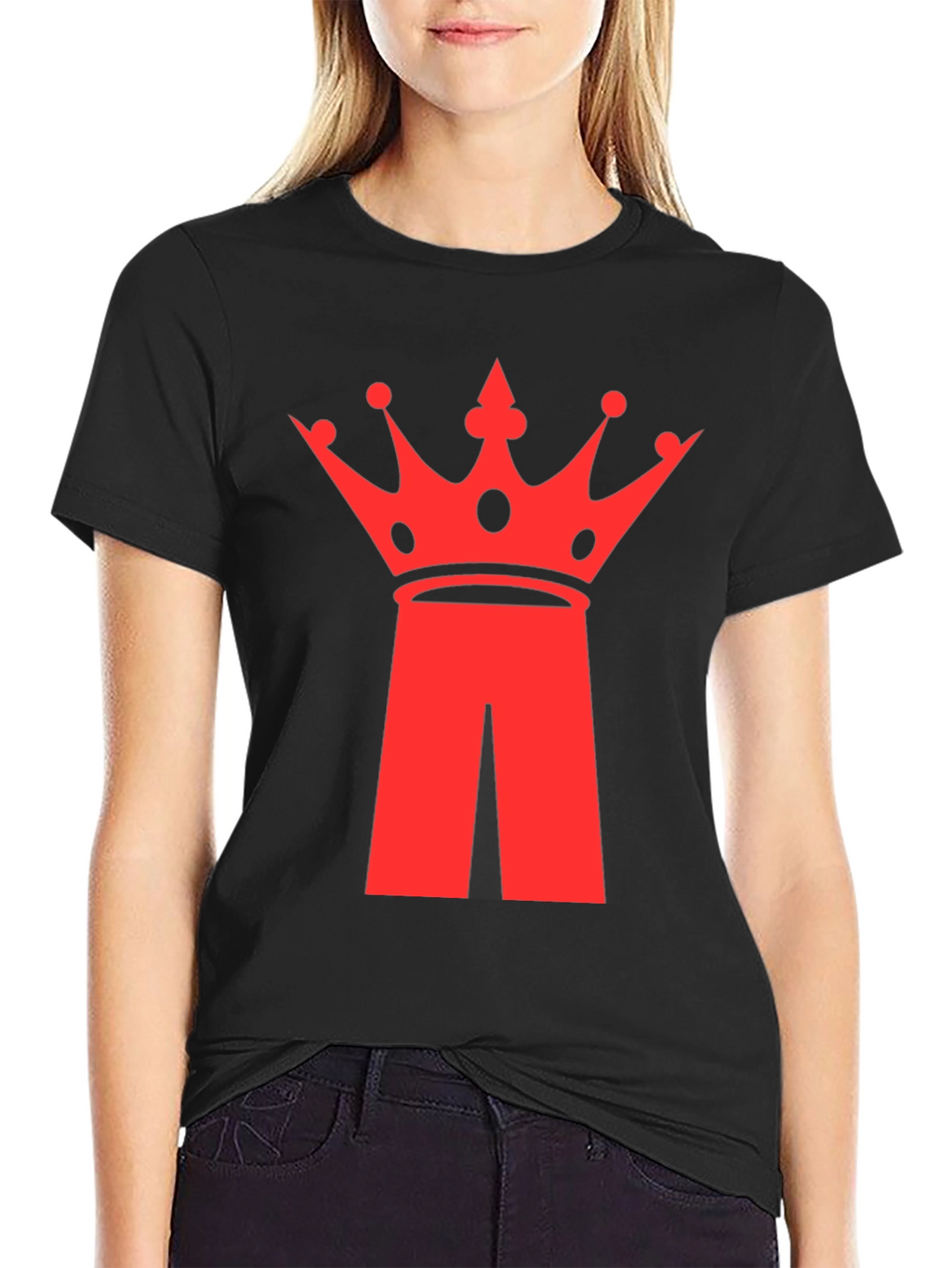 Crown Logo Black T-Shirt