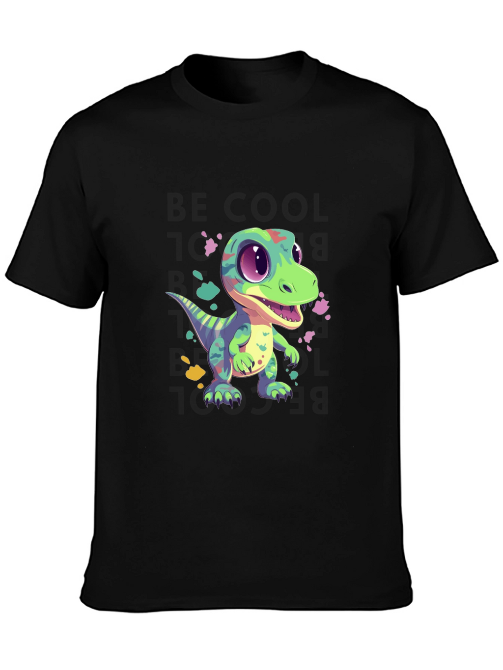 Cartoon Dinosaur Graphic Tee