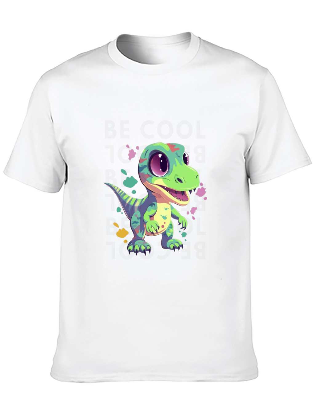Cartoon Dinosaur Graphic Tee