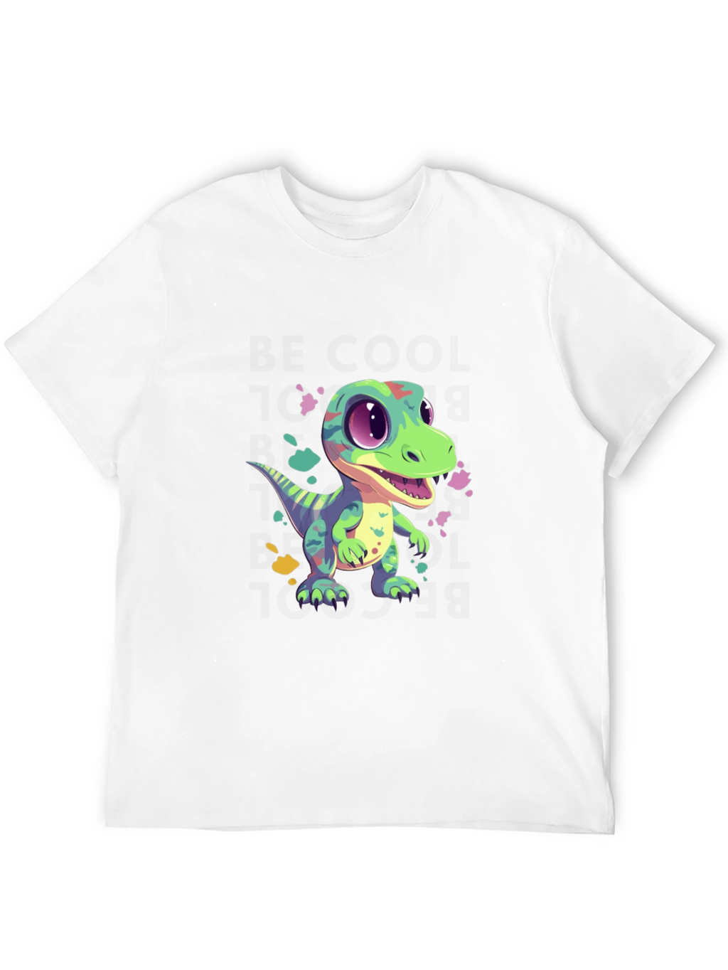 Cartoon Dinosaur Graphic Tee