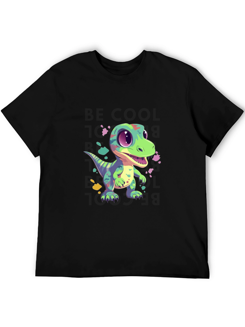 Cartoon Dinosaur Graphic Tee
