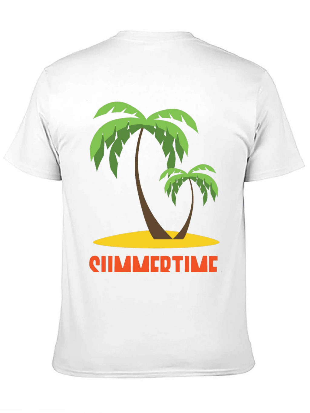 Summertime Palm Tree Graphic T-Shirt