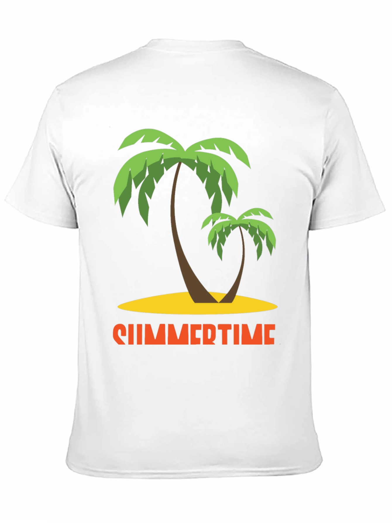 Summertime Palm Tree Graphic T-Shirt