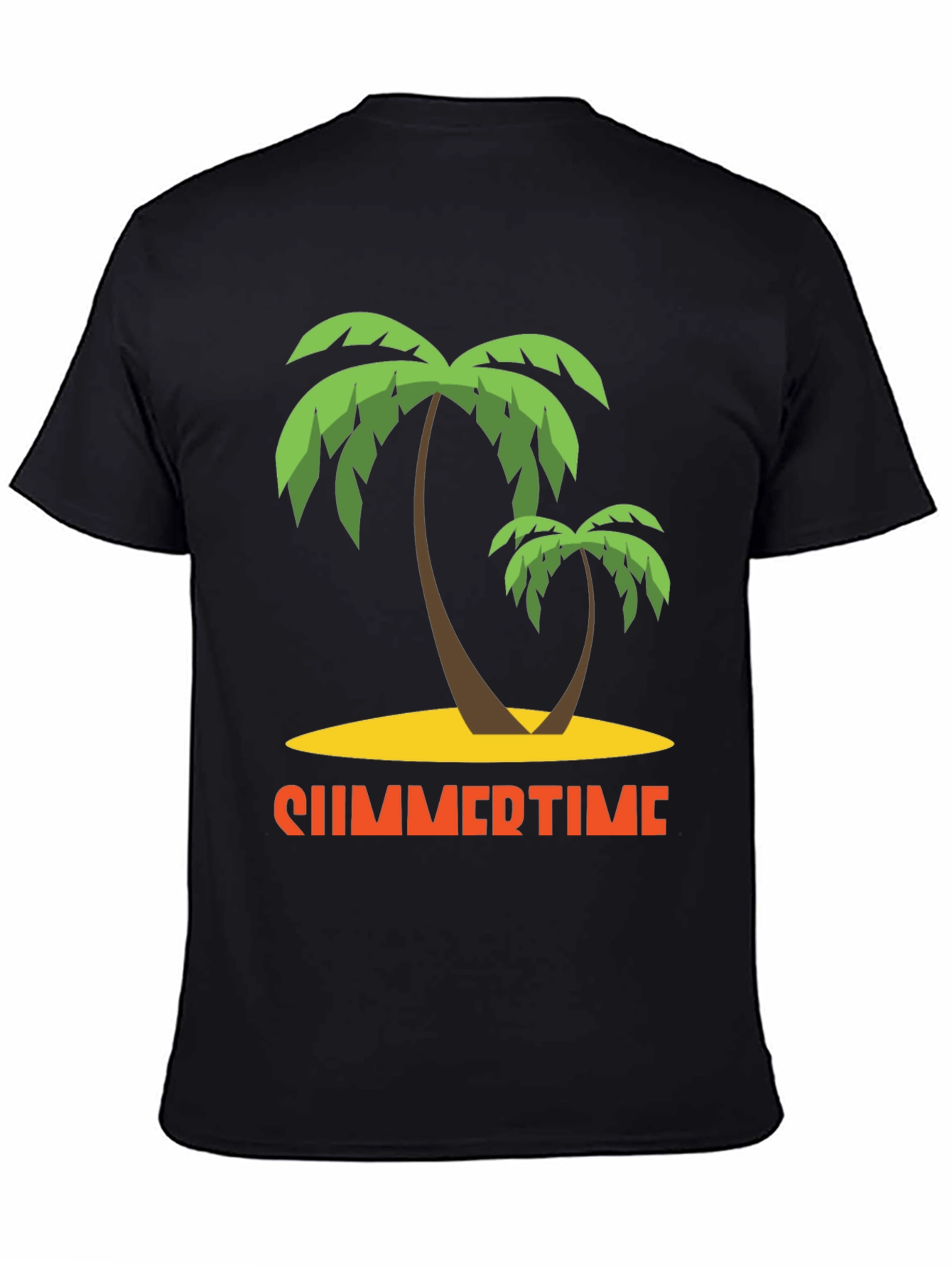 Summertime Palm Tree Graphic T-Shirt