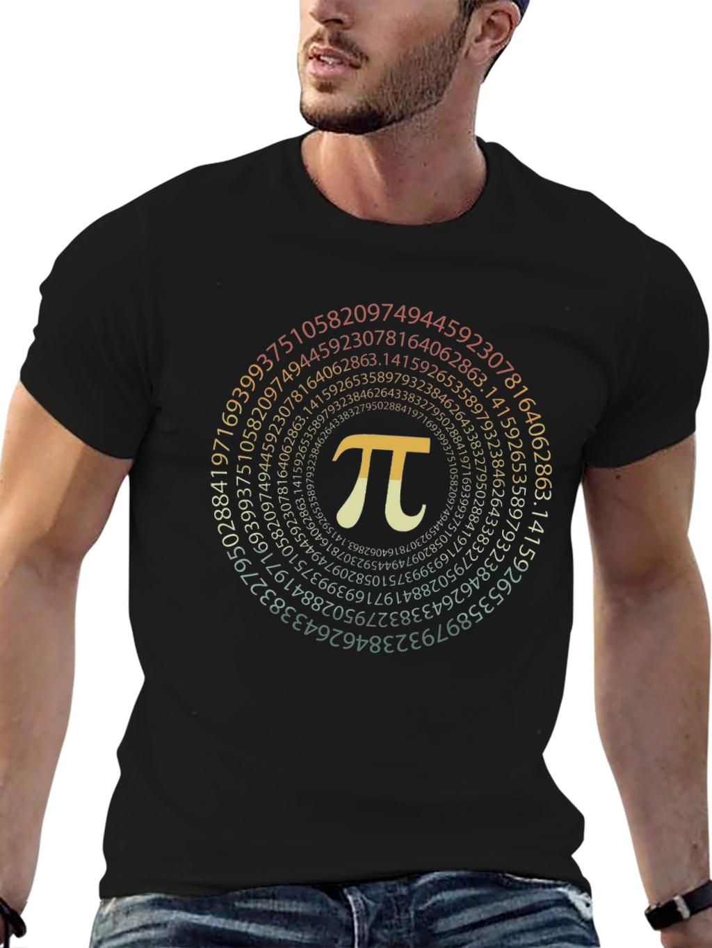 Pi Symbol Graphic Tee - Math Lovers Shirt