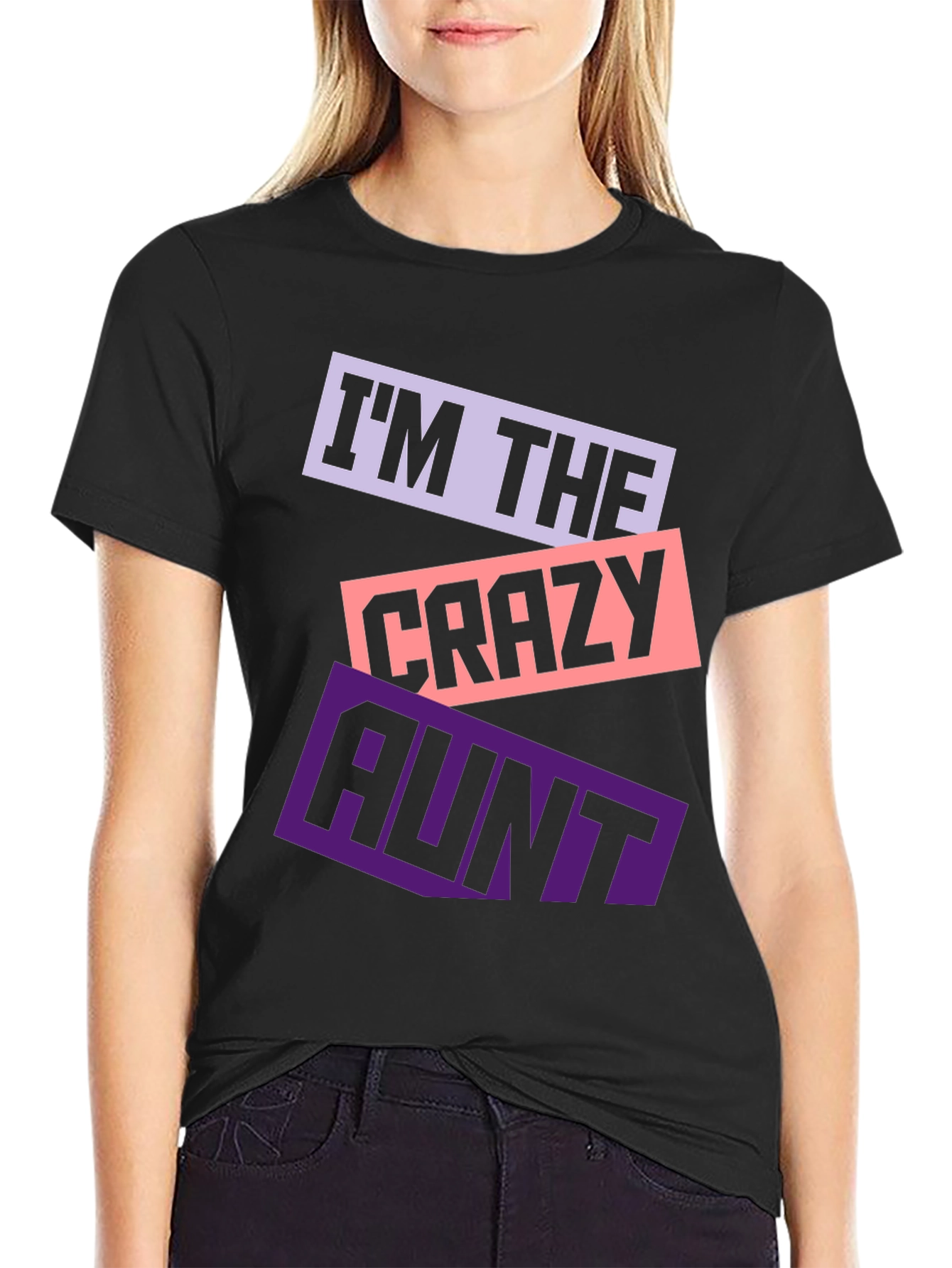 Crazy Aunt Graphic Tee - Novelty Aunt T-Shirt