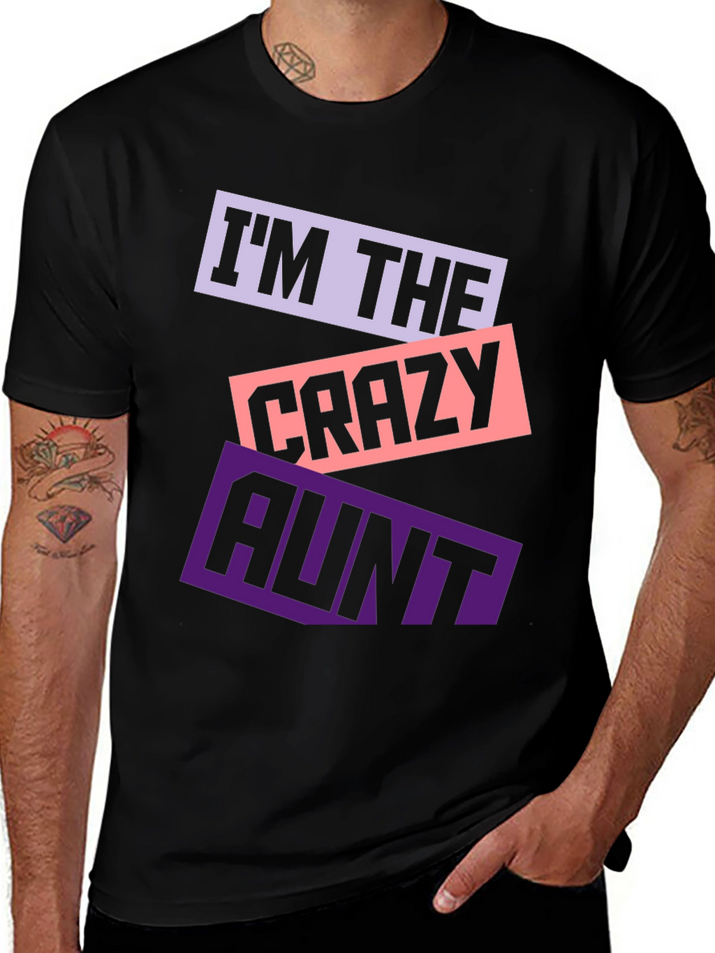 Crazy Aunt Graphic Tee - Novelty Aunt T-Shirt
