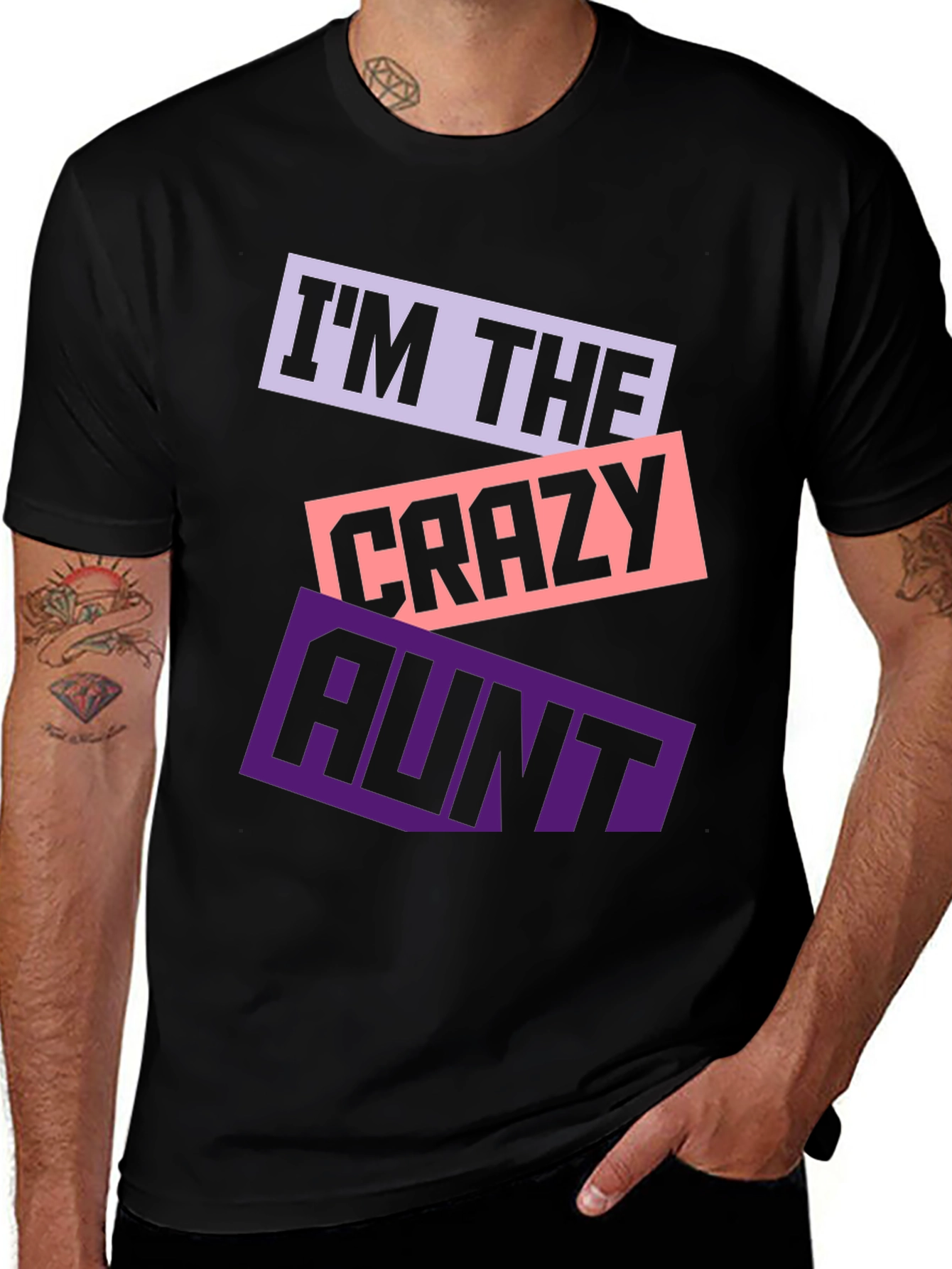 Crazy Aunt Graphic Tee - Novelty Aunt T-Shirt