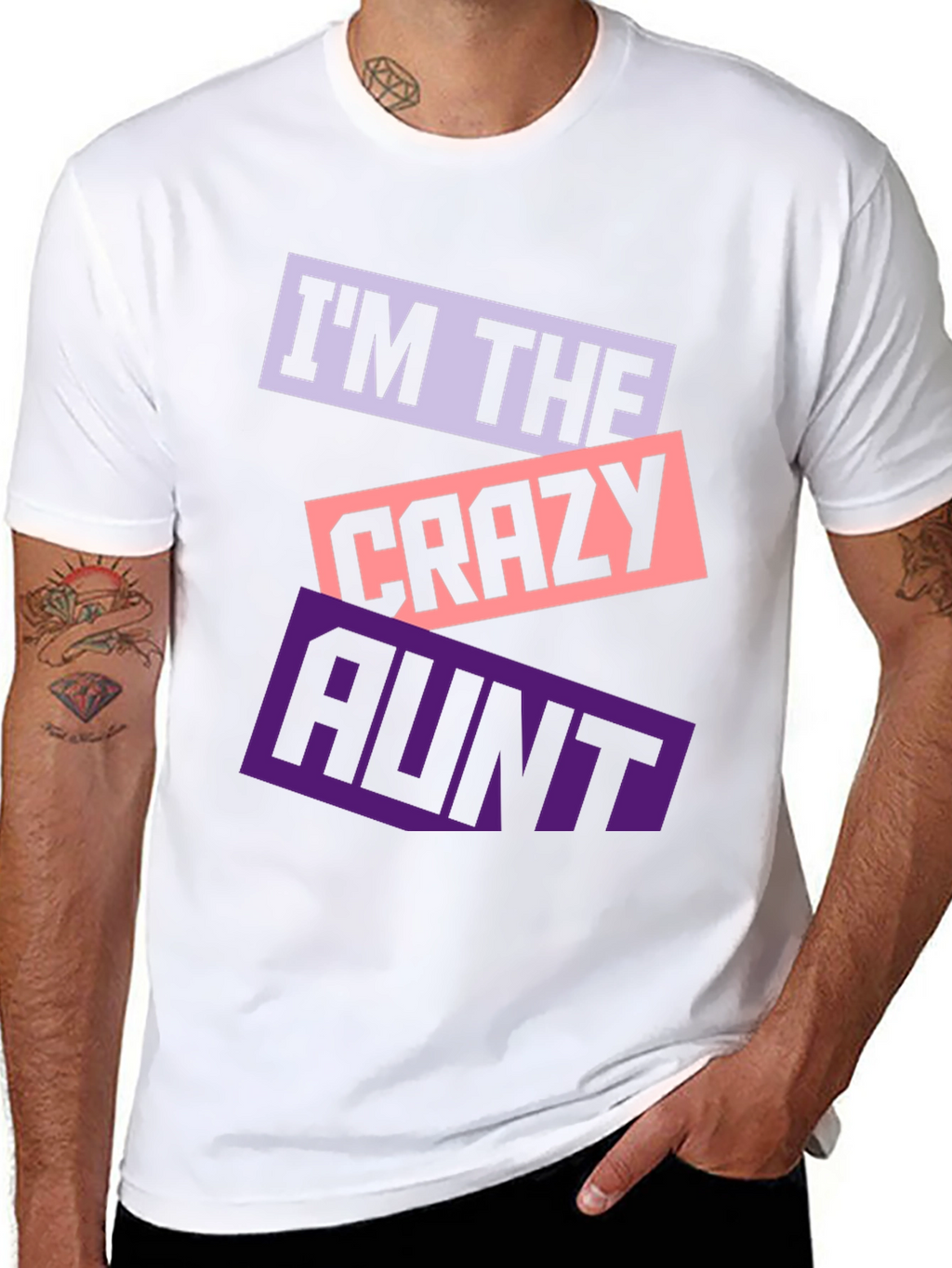 Crazy Aunt Graphic Tee - Novelty Aunt T-Shirt