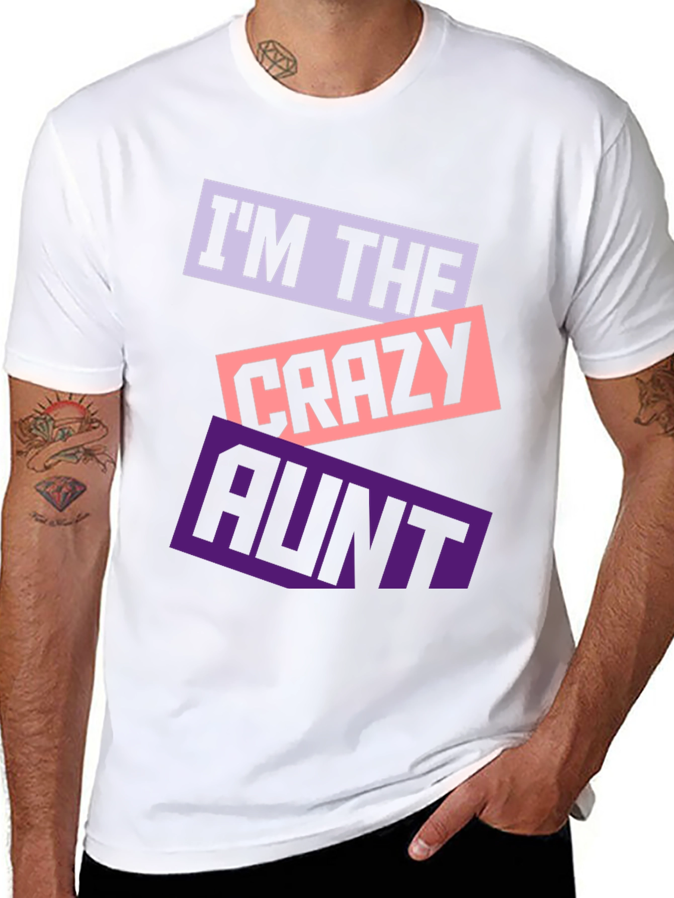 Crazy Aunt Graphic Tee - Novelty Aunt T-Shirt