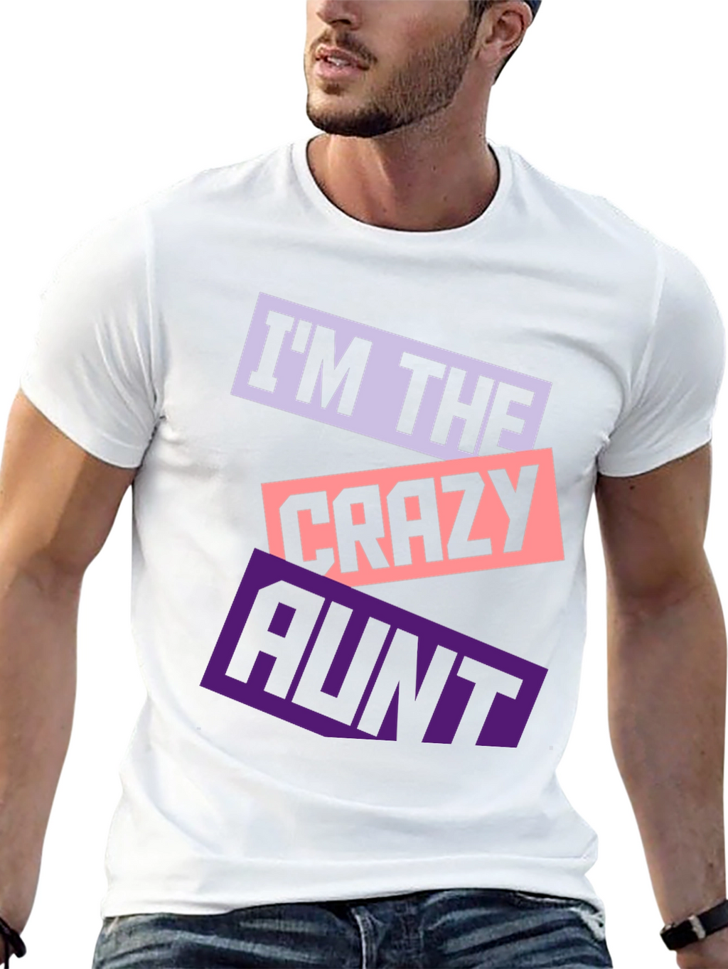 Crazy Aunt Graphic Tee - Novelty Aunt T-Shirt