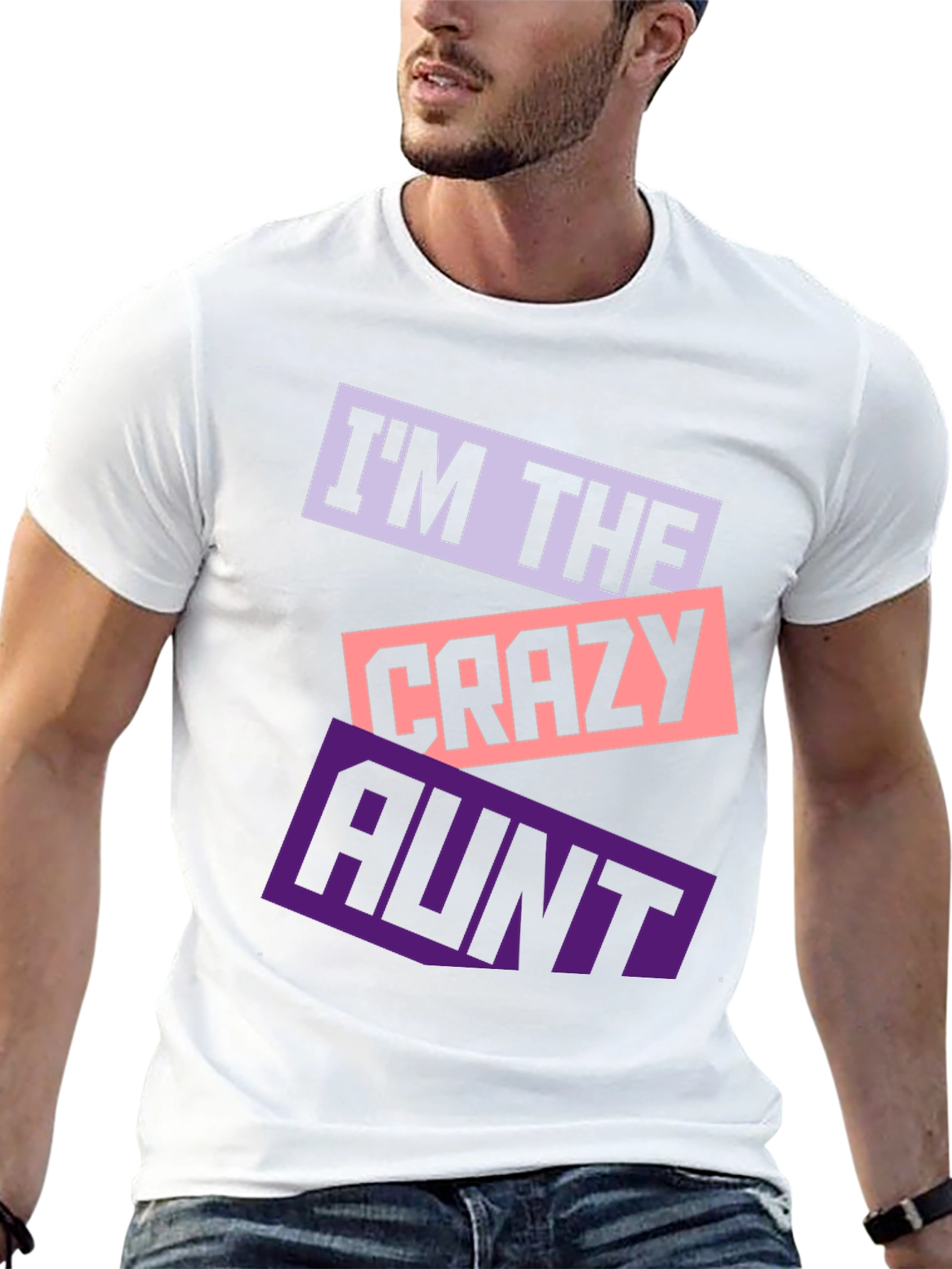 Crazy Aunt Graphic Tee - Novelty Aunt T-Shirt