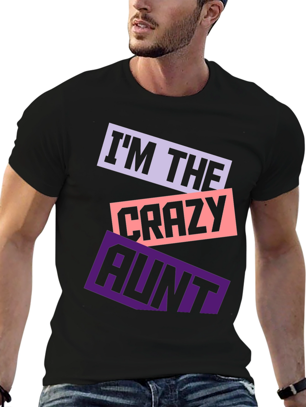 Crazy Aunt Graphic Tee - Novelty Aunt T-Shirt