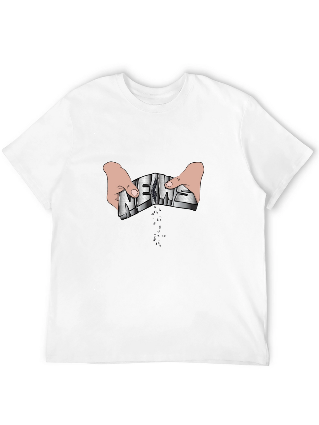 News Torn Apart Graphic Tee