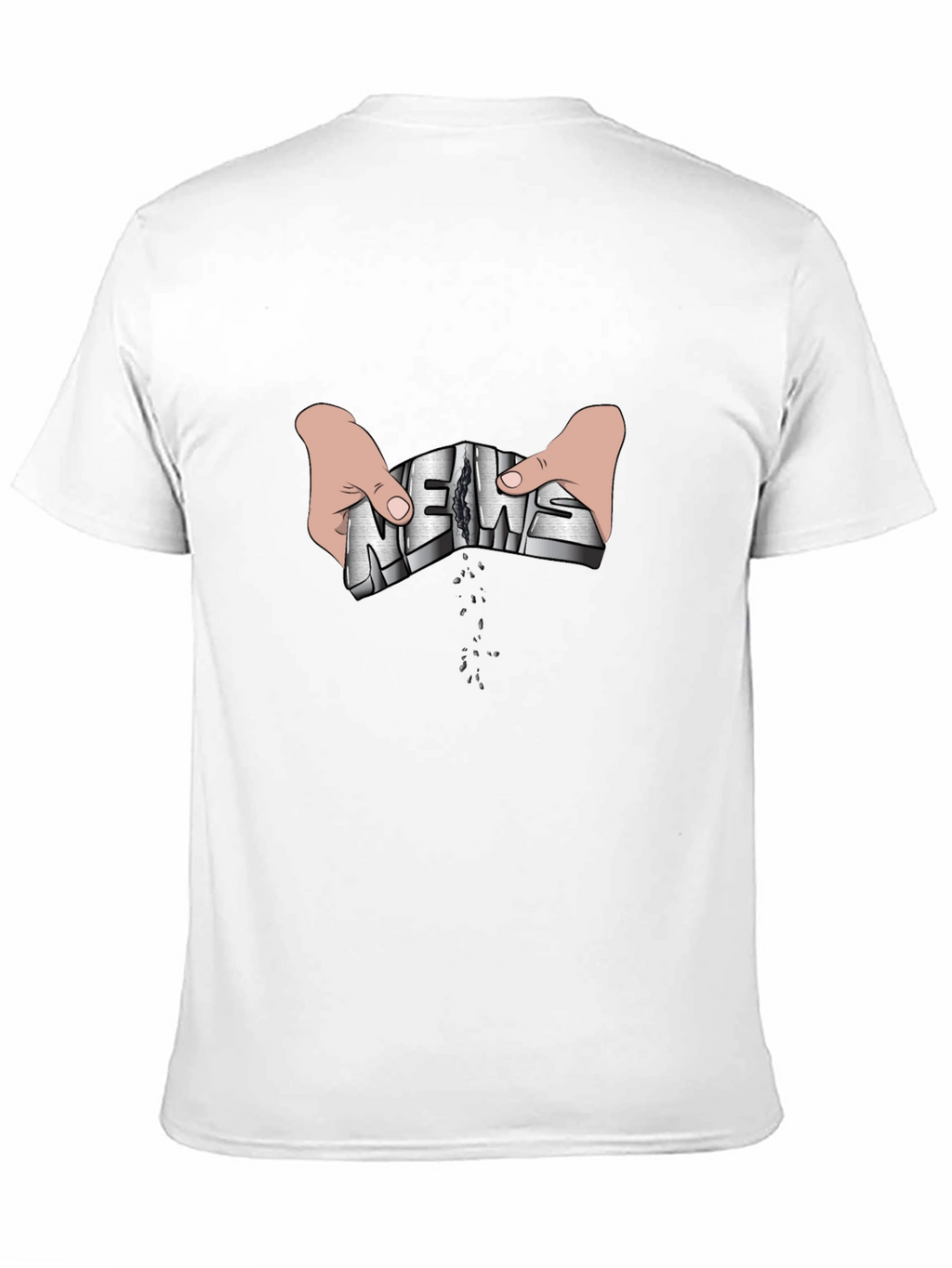 News Torn Apart Graphic Tee