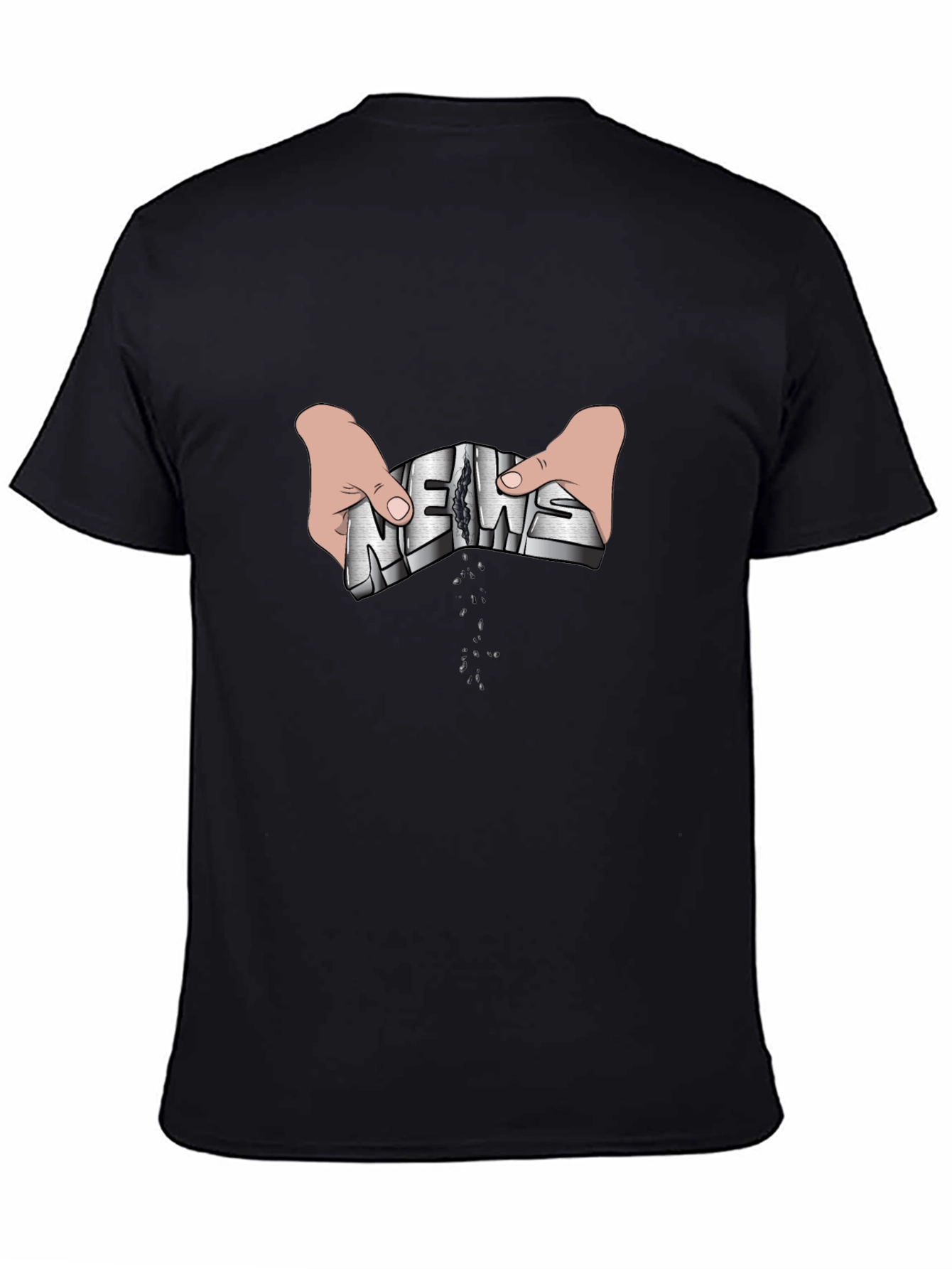 News Torn Apart Graphic Tee