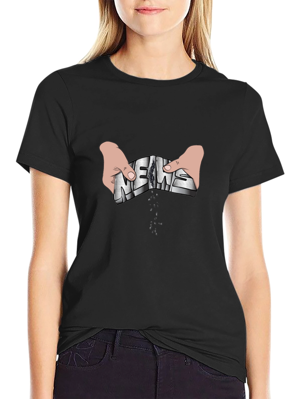 News Torn Apart Graphic Tee