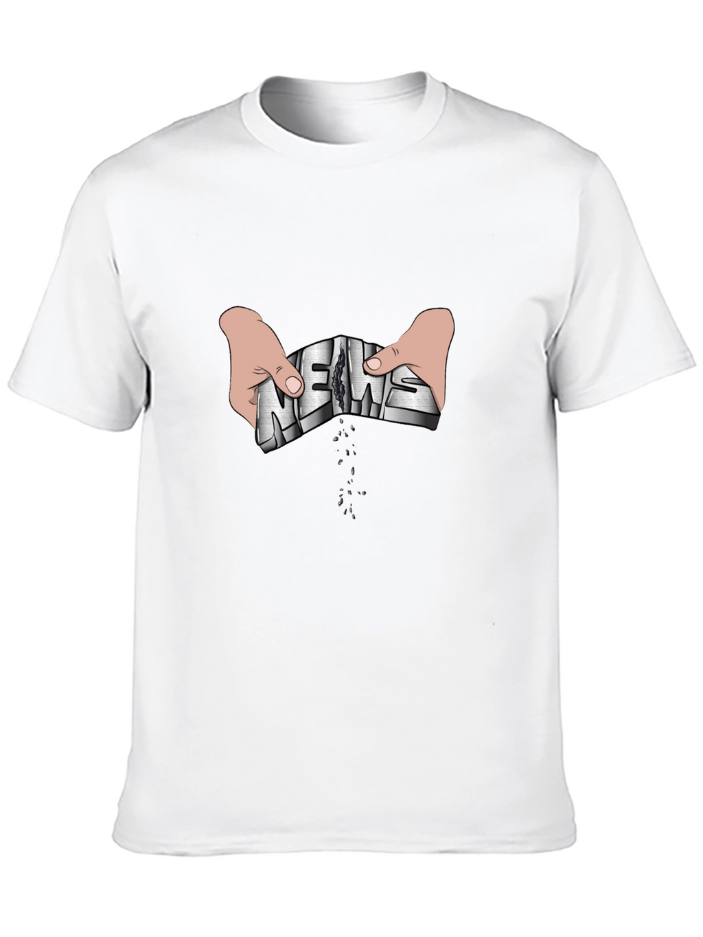 News Torn Apart Graphic Tee