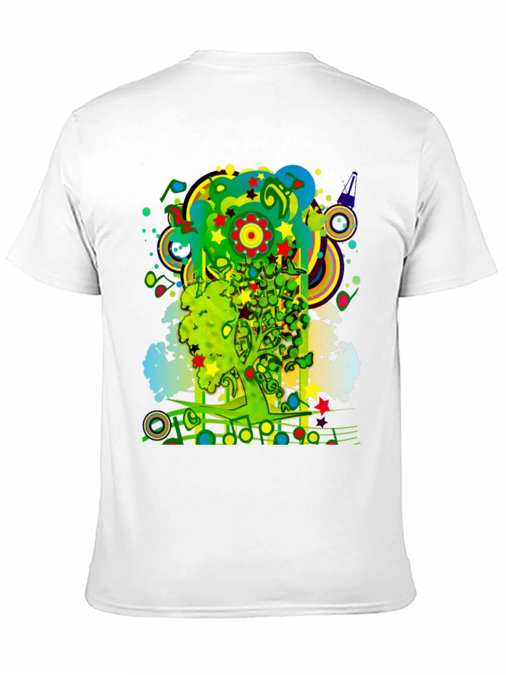 Vibrant Artistic Tree Graphic Tee