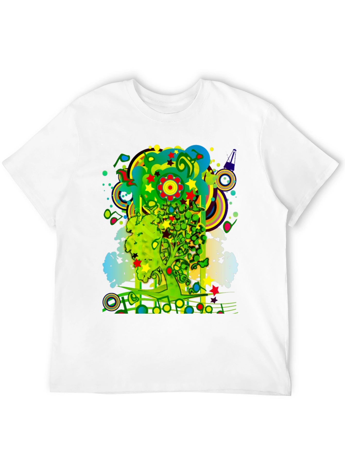 Vibrant Artistic Tree Graphic Tee