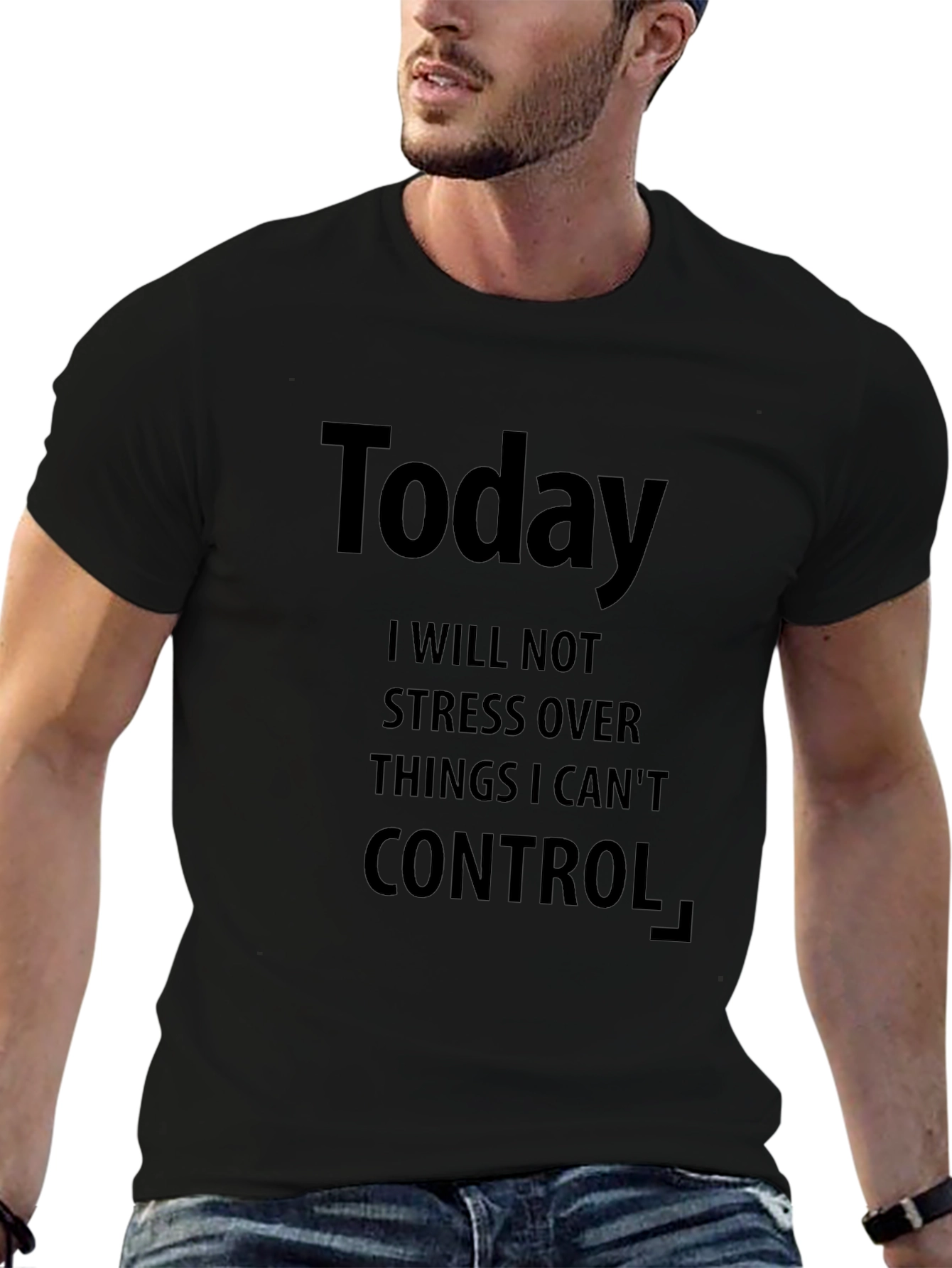 Today I Will Not Stress Over Graphic Tee
