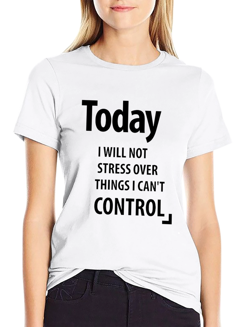 Today I Will Not Stress Over Graphic Tee