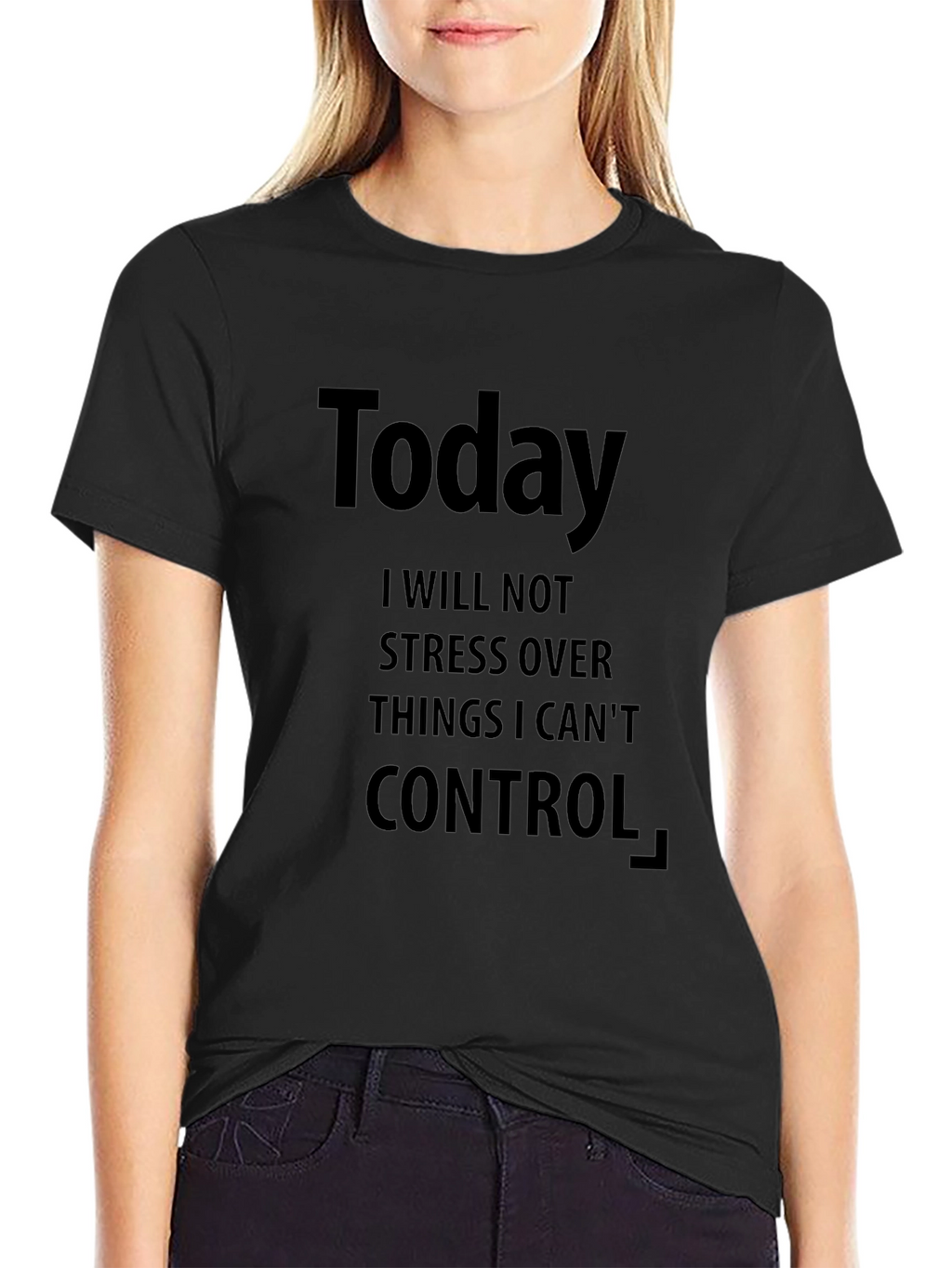 Today I Will Not Stress Over Graphic Tee