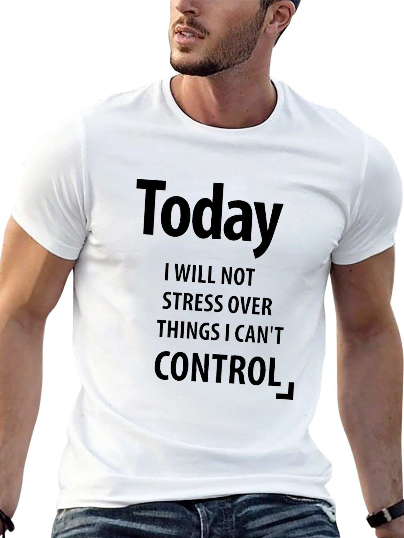 Today I Will Not Stress Over Graphic Tee