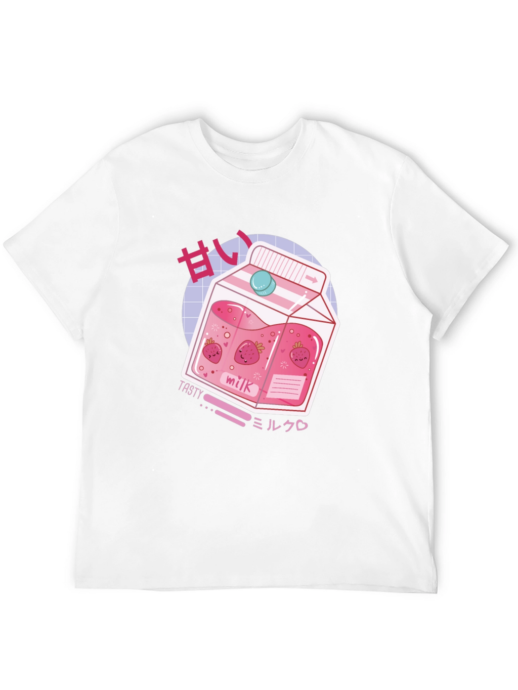 Strawberry Milk T-Shirt - Anime Kawaii Style