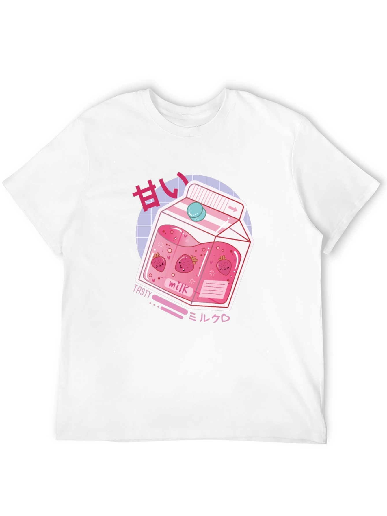 Strawberry Milk T-Shirt - Anime Kawaii Style
