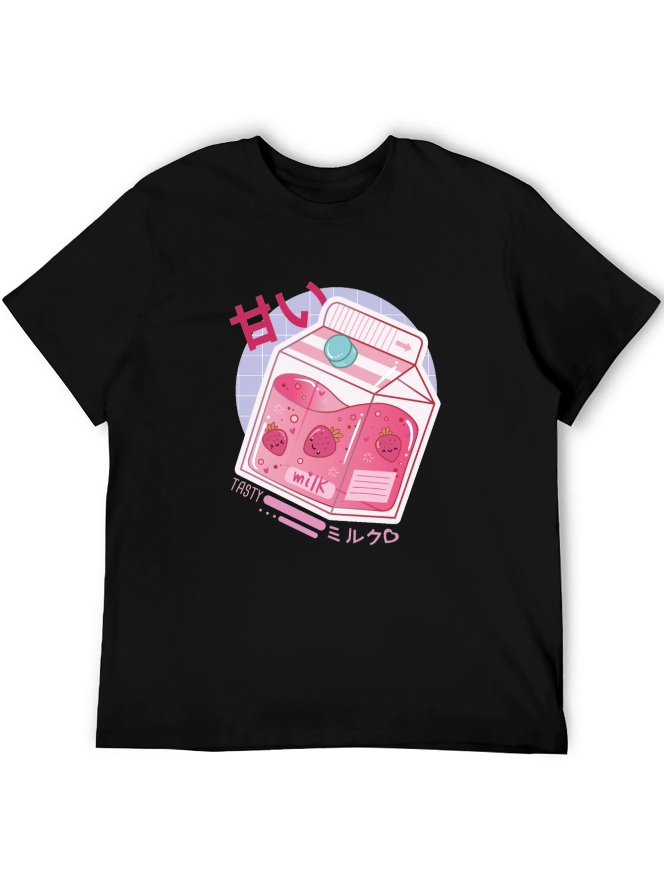 Strawberry Milk T-Shirt - Anime Kawaii Style